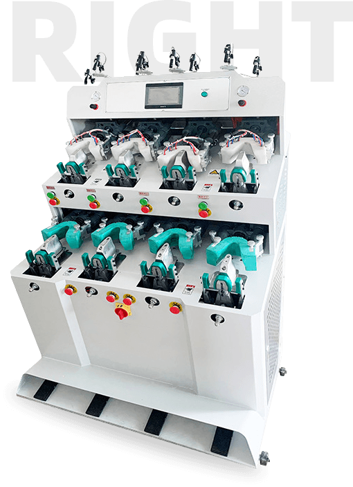 Four Cold and Four Hot Hotrizonta Heel Molding Machine ASP-HG4C4H (3)