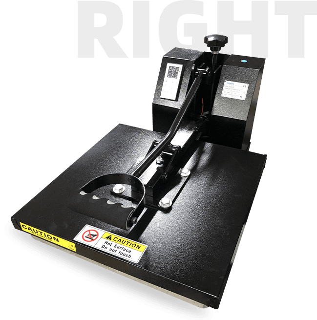 Manual flatbed heat press machine H-SD09-38 (3)